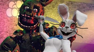 Eu q fiz, gostaram? Ksskksksks Springtrap na trepada gaúcha
