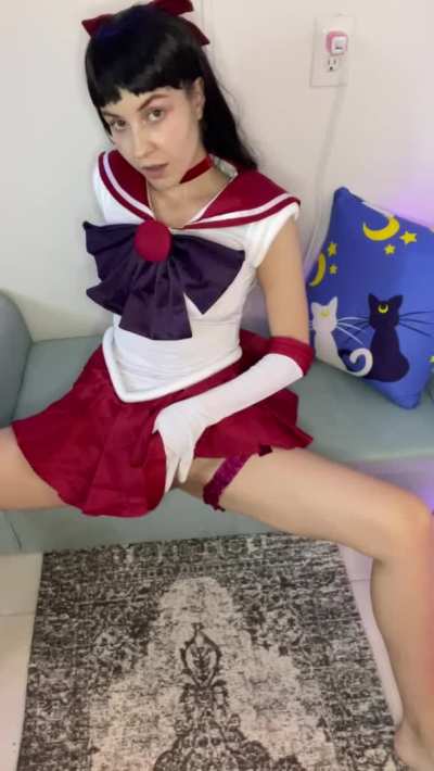 naughty Sailor Mars by tesla<wbr>princ<wbr>ess69 🖤🌙❤️💜
