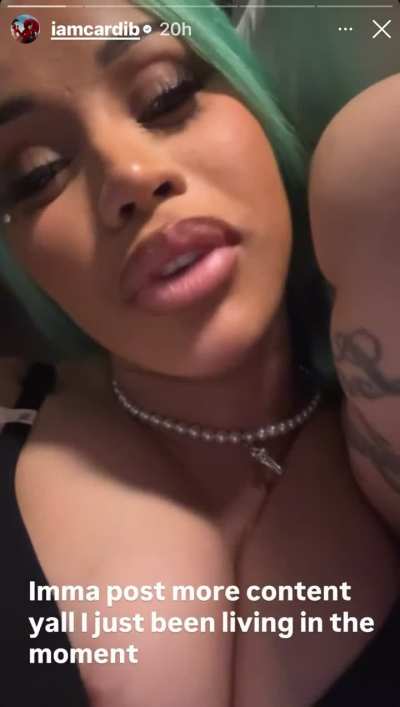 Carbi b Story yesterday