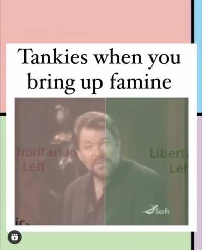 -38 million China, -12 Million USSR, -2 million North Korea, eating out of trash cans in Venezuela. Credit political_compass_memes insta