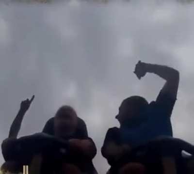 The save of a lifetime in the middle of a roller coaster