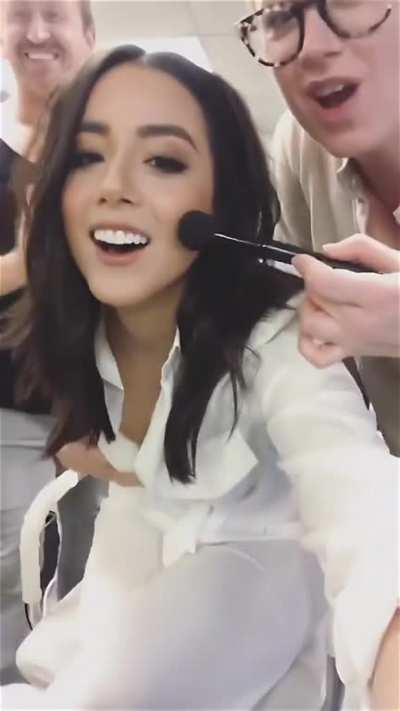 Chloe Bennet slip