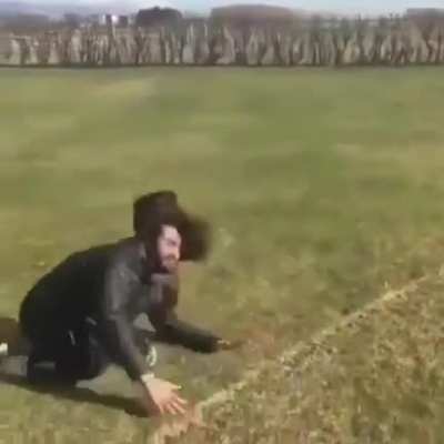 Back flip plus beer