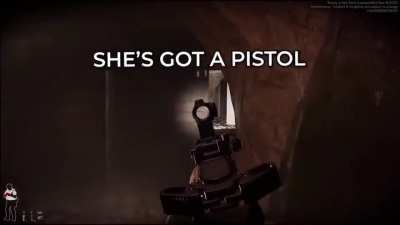 She had a pistol.