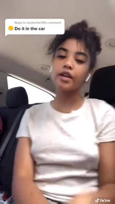 In the car