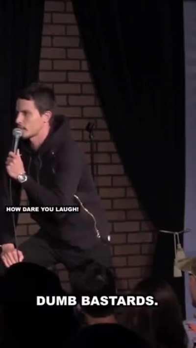 Woman freak out because of abortion joke