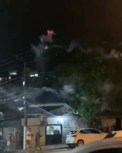 Annoyed by loud music, man uses drone to hit neighbors with fireworks
