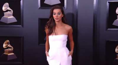 Hailee attending the 2018 Grammys in New York