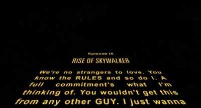 I remade the intro to Ruse of Skywalker