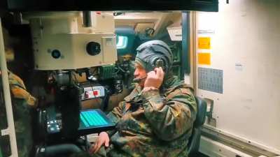 Ukraine's German supplied Panzerhaubitze 2000 155 mm self-propelled howitzer at work - EXTENDED & Higher Quality Video - Location unknown - Source, Telegram
