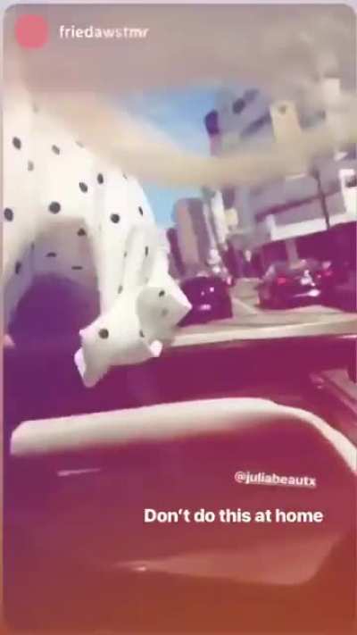 Julia in LA mit einer Freundin