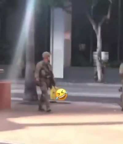 National Guard just got to LA and they’re already trippin