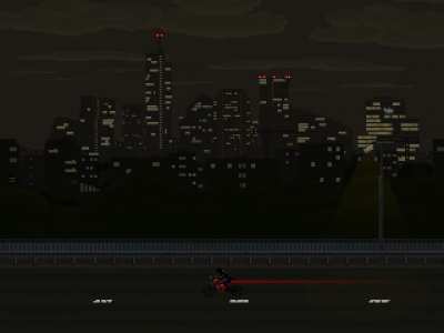 Cruising through the city parallax