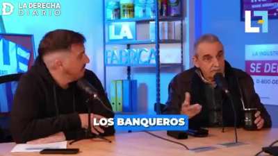 “Milei y Kicillof son muy parecidos en economía porque los dos son de la escuela austríaca. La escuela austríaca trabaja con Lenin mediante la socialdemocracia” - No se entiende si el Guillote le está pegando a Milei, a Kicillof o si simplemente quiere un