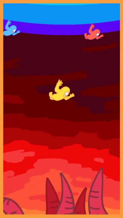 Don't fall, guys