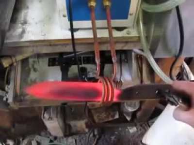 Induction heating metal. OP: u/GameSnake