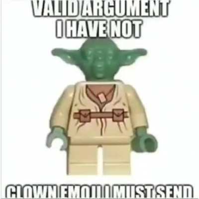 Listen to Yoda!