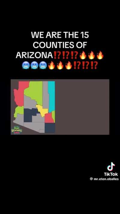 Name a better song about all the counties in Arizona I’ll wait