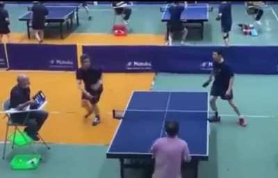 Ping pong referee only for the bold