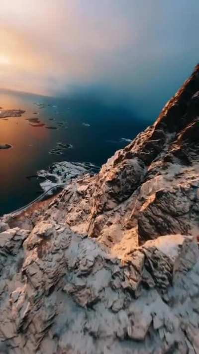 Lofoten Island sunset, Norway