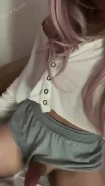 can I bounce on you like this?! 🥺👉🏻👈🏻<wbr>💕🌸🦋