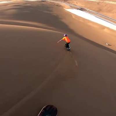 Spectacular Sand Boarding.