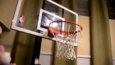 The Ball To The Hoop!