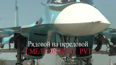 RU POV: A Su-34 in action.