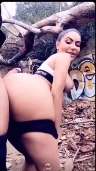 Getting ready to fuck a dude in the middle of a Hollywood hiking trail
