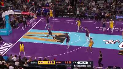 [Highlight] Lakers with great ball movement and Taurean Prince finishes with a filthy Eurostep