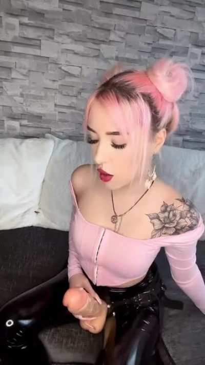 I want to see you gag on cock before I fuck your brains out
