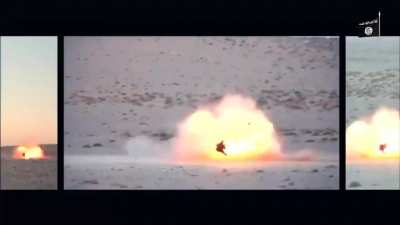 Syrian man working for the YPG is captured by the Islamic state and forced to run while an IED is in his backpack and eventually detonates.