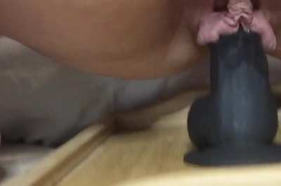 This dildo didn't stand a chance😛