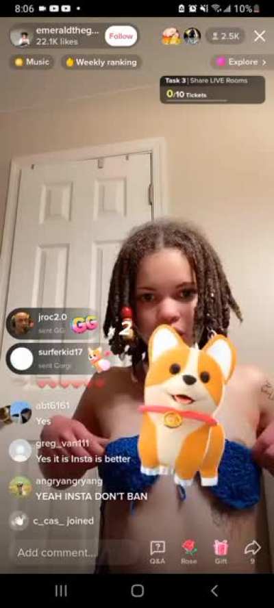 going live on insta sweet<wbr>.ange<wbr>l.ems