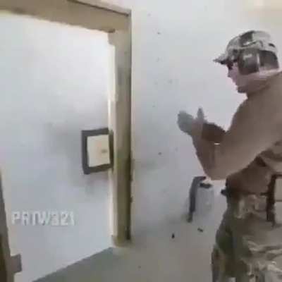 Proper way to breach a door