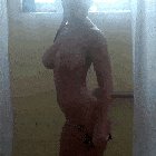 In the shower