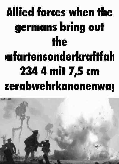 When the germans