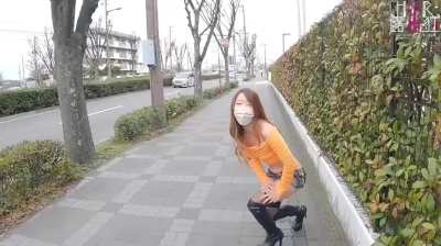 wild Japanese woman