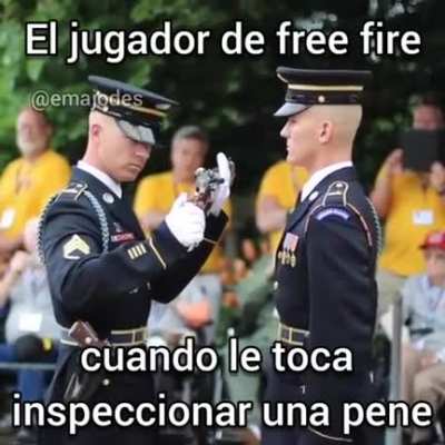 Jugador de free fire promedio be like
