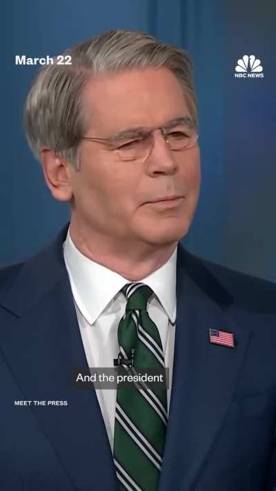 Scott Bessent says to NBC on Iran War amid calls to end: 