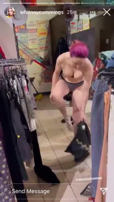 Clothes shopping