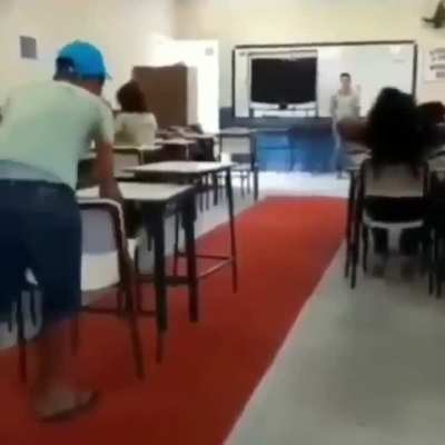 Tries to jump over multiple tables, fails miserably (repost because the other one got removed)