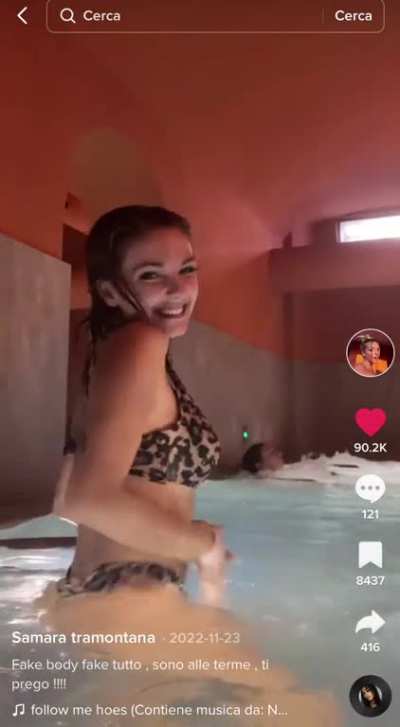 Samara Tramontana culo🍑+tette🍐