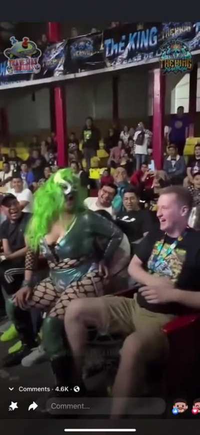 If I spank this female wrestler 