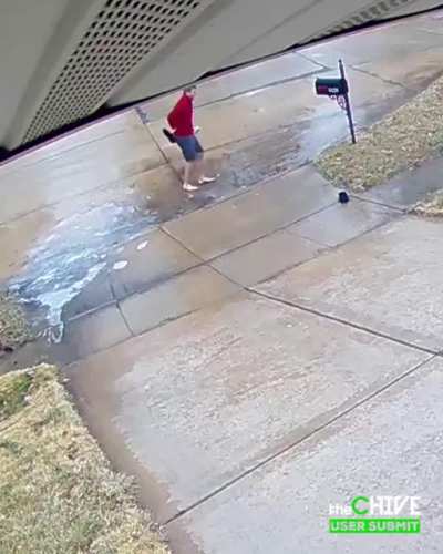 Shoes flew out and everything
