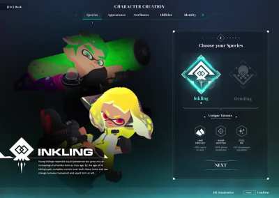 I made a UI for a Splatoon game that's very much not a Splatoon game