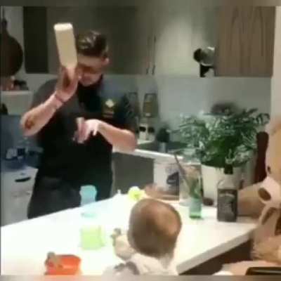 Dad the bartender