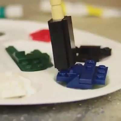 Making a wooden toy out of Lego