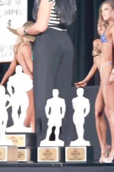 Peyton Royce Bikini Competition on stage