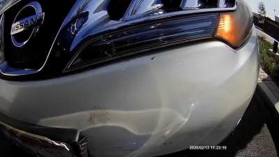 This rear end got me 20k in court.